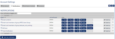Notification Settings Notification Settings