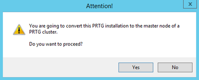 Converting an Installation into a Cluster Master Node Converting an Installation into a Cluster Master Node