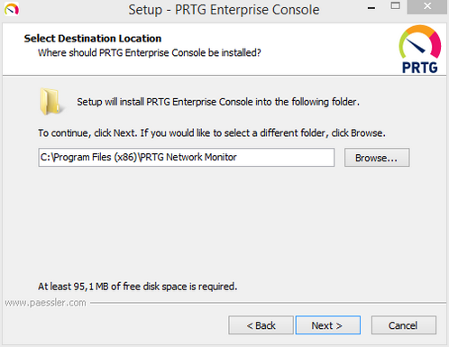 Enterprise Console Setup: Installation Folder Enterprise Console Setup: Installation Folder