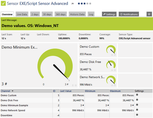 EXE/Script Advanced Sensor EXE/Script Advanced Sensor