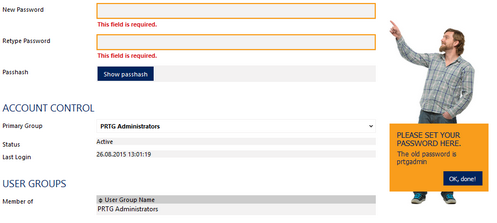 ...to Change the Default Password ...to Change the Default Password