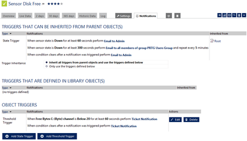 Example of Notification Trigger Settings Example of Notification Trigger Settings