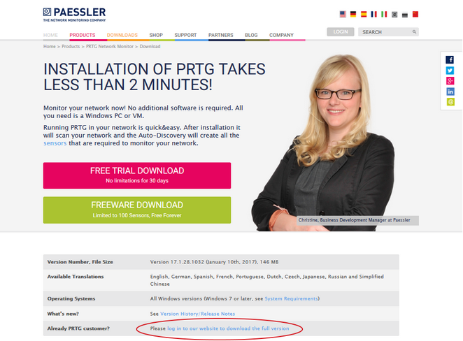 Download PRTG Network Monitor Download PRTG Network Monitor