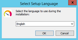 Setup Language Selection Setup Language Selection
