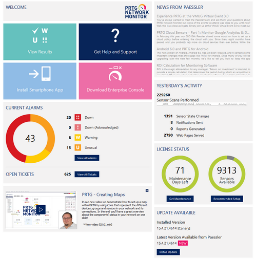 Welcome to PRTG Network Monitor Welcome to PRTG Network Monitor